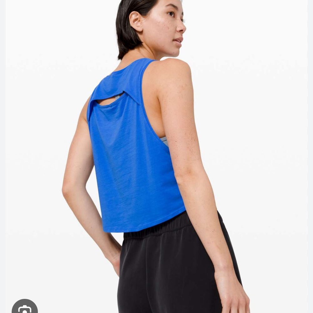 Lululemon Cut Back Crop Tank